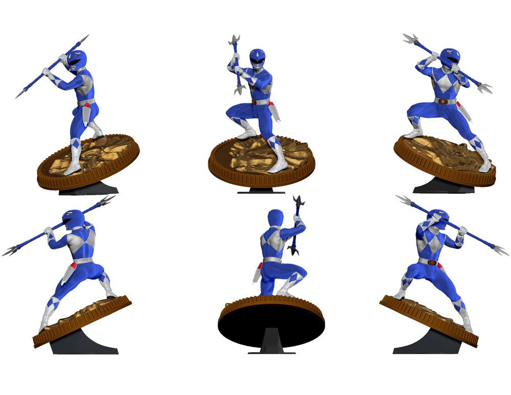 Mighty Morphin Power Rangers PVC Statue Blue Ranger 23 cm