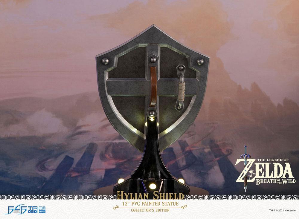 The Legend of Zelda Breath of the Wild PVC Statue Hylian Shield Collector's Edition 29 cm