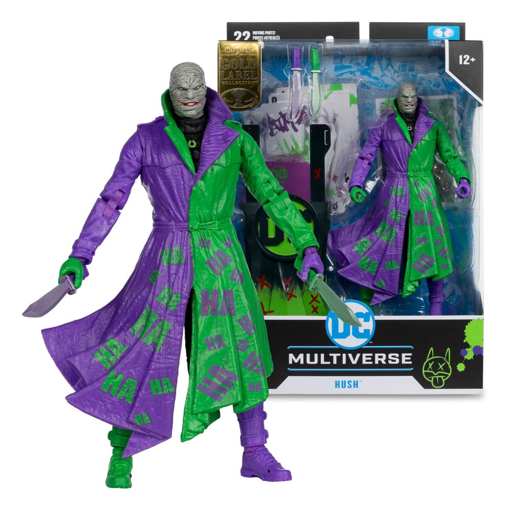 DC Multiverse Action Figure Hush (Batman: Hush) Jokerized (Gold Label) 18 cm