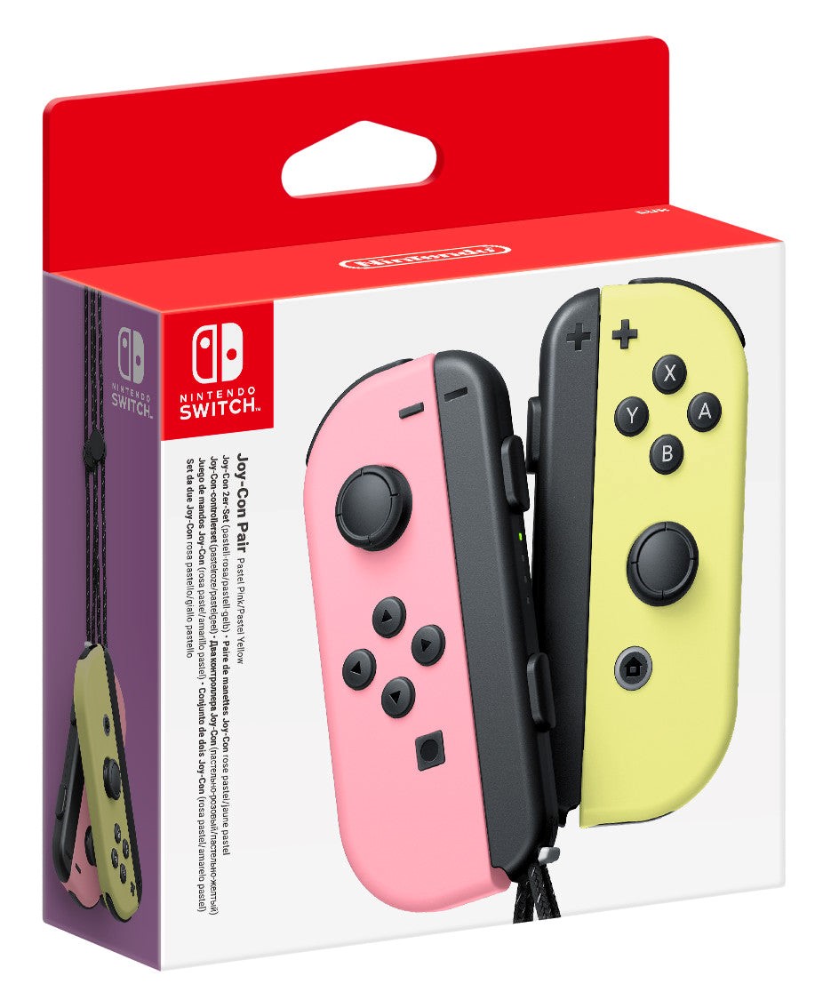 NINTENDO SWITCH JOY-CON PAIR PINK YELLOW