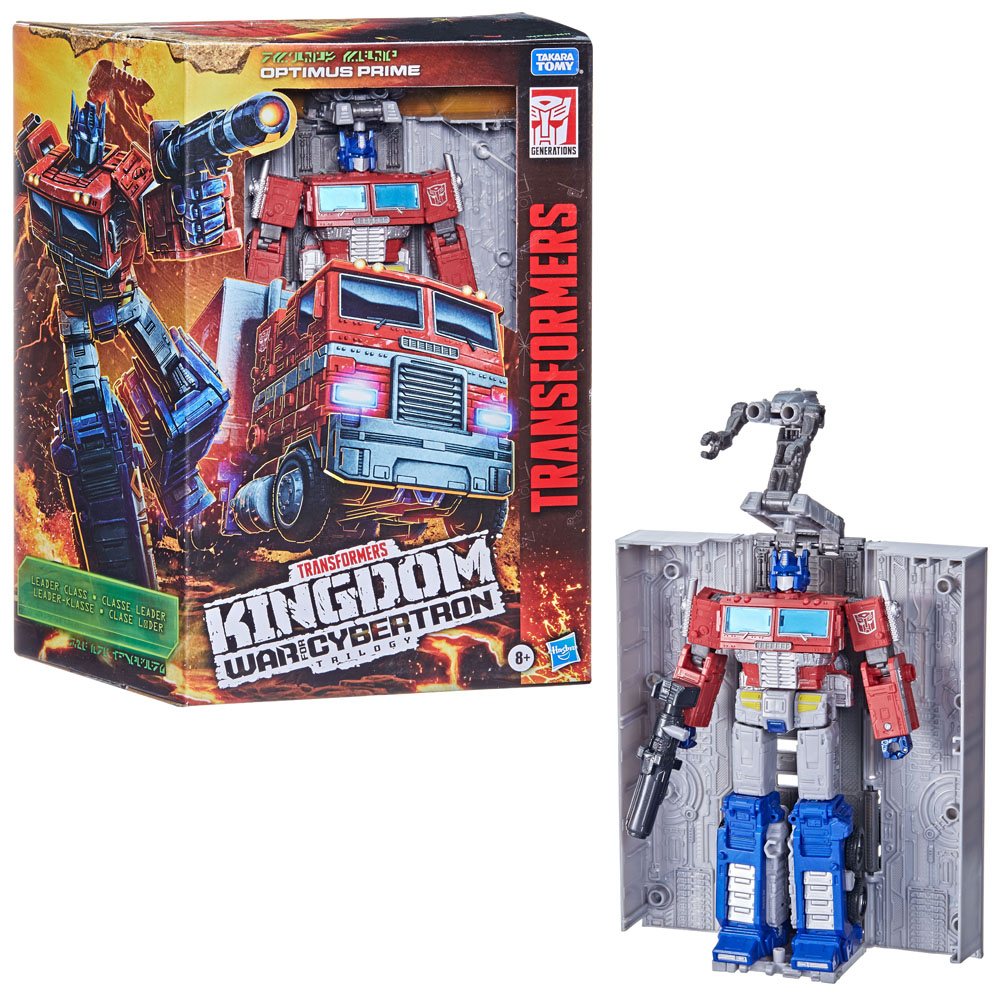 Transformers Generations War for Cybertron: Kingdom Action Figure Leader Class Optimus Prime 18 cm