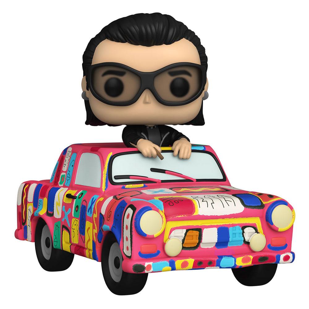 U2 POP! Rides Super Deluxe Vinyl Figure AB Car with Bono 15 cm