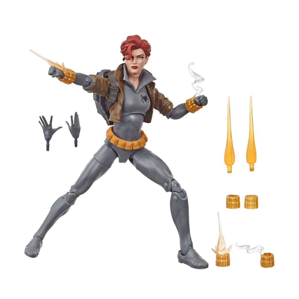 Marvel Legends Series Action Figure Black Widow Grey Suit 15 cm