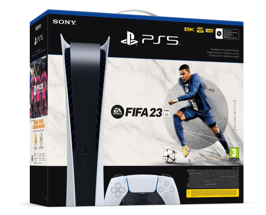 PlayStation 5 Digital with FIFA 23 bundle