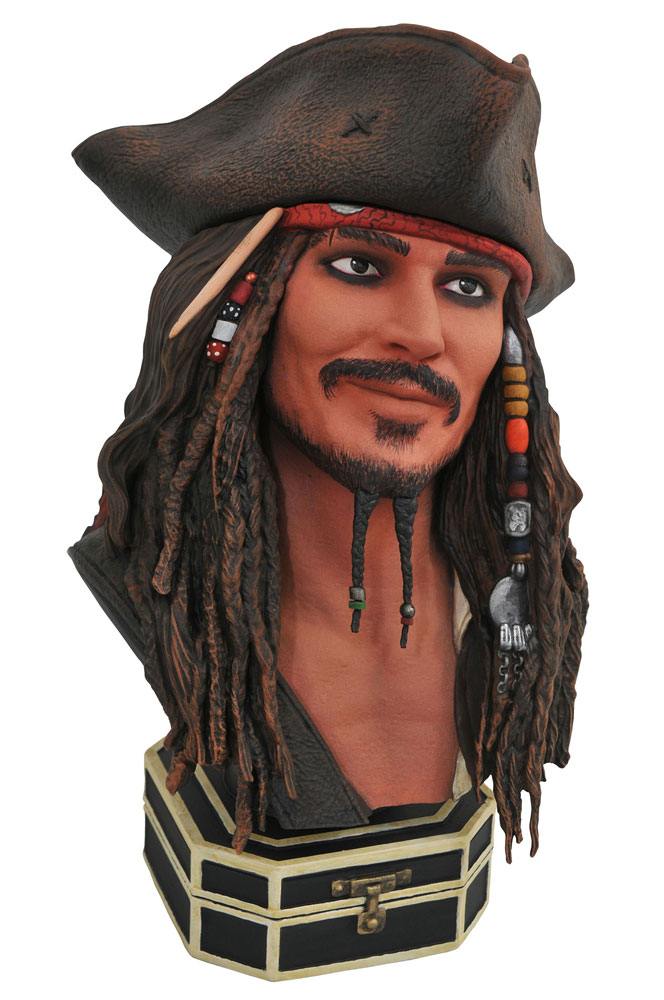 Pirates of the Caribbean Legends in 3D Bust 1/2 Jack Sparrow 25 cm