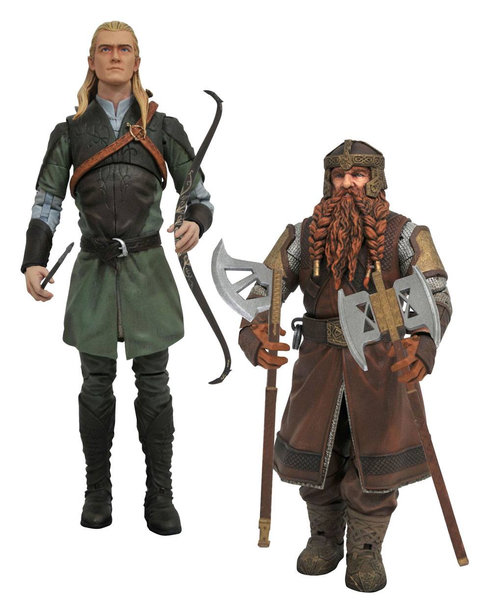 Lord of the Rings Select Action Figures 18 cm Series 1 Set Legolas & Gimli