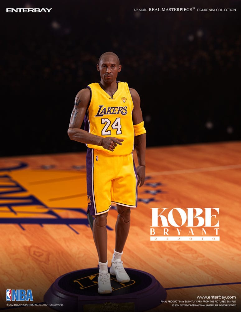 NBA Collection Real Masterpiece Action figure 1/6 Kobe Bryant 242010 Limited Edition 30 cm