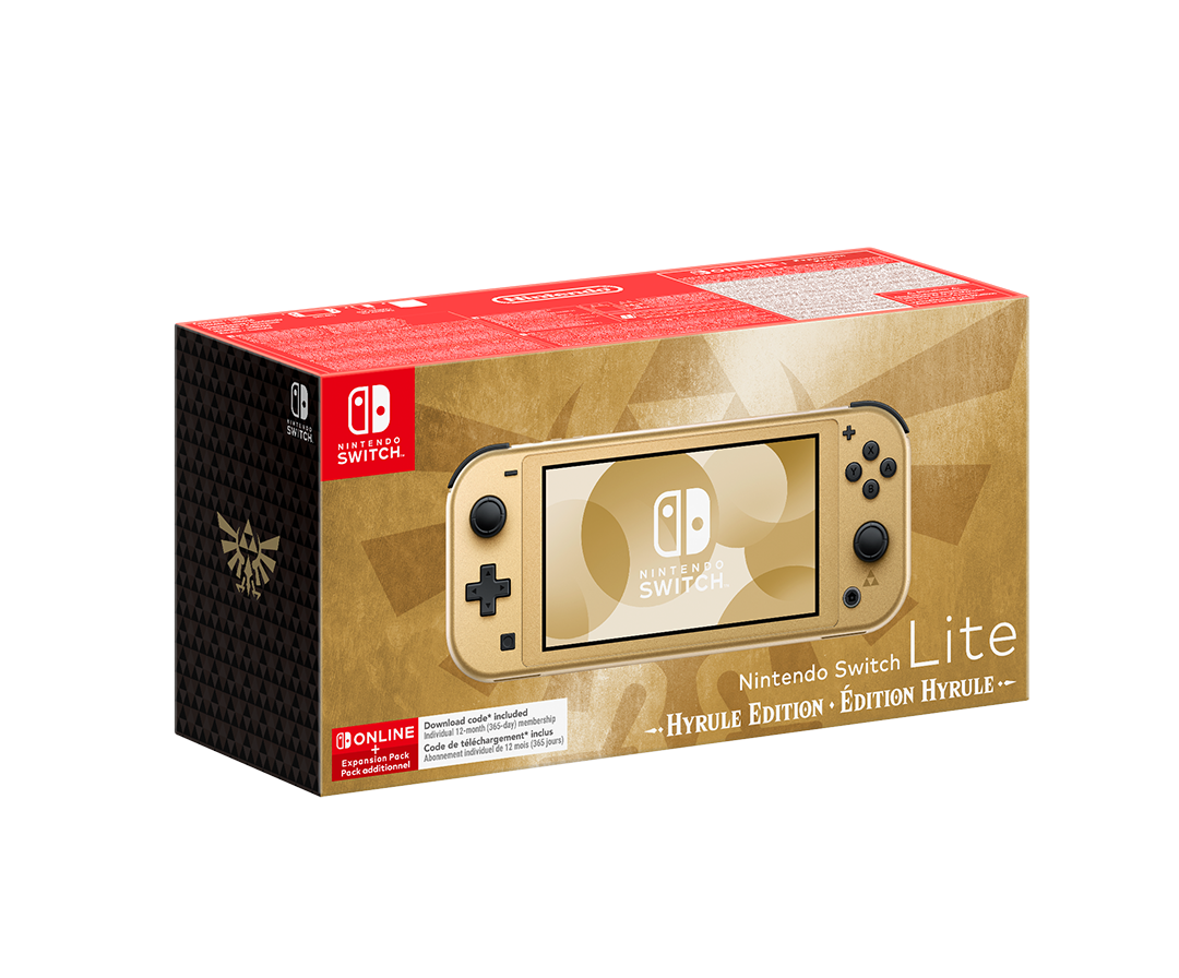 NINTENDO SWITCH CONSOLE LITE HYRULE EDITION G/R