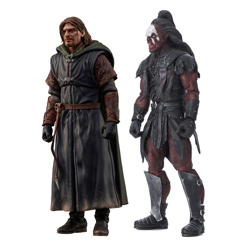 Lord of the Rings Select Action Figures 18 cm Series 5 Set Lurtz & Boromir