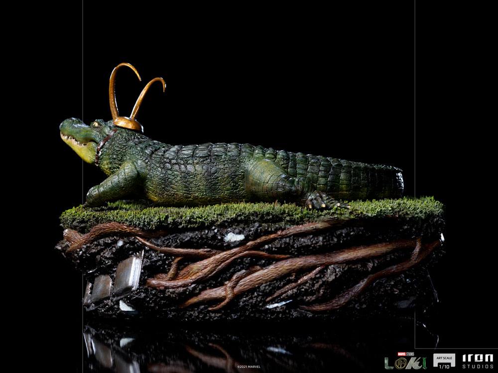 Loki Art Scale Statue 1/10 Alligator 15 cm