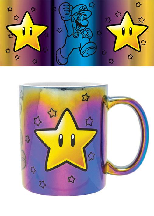 Super Mario Metallic Mug Star Power