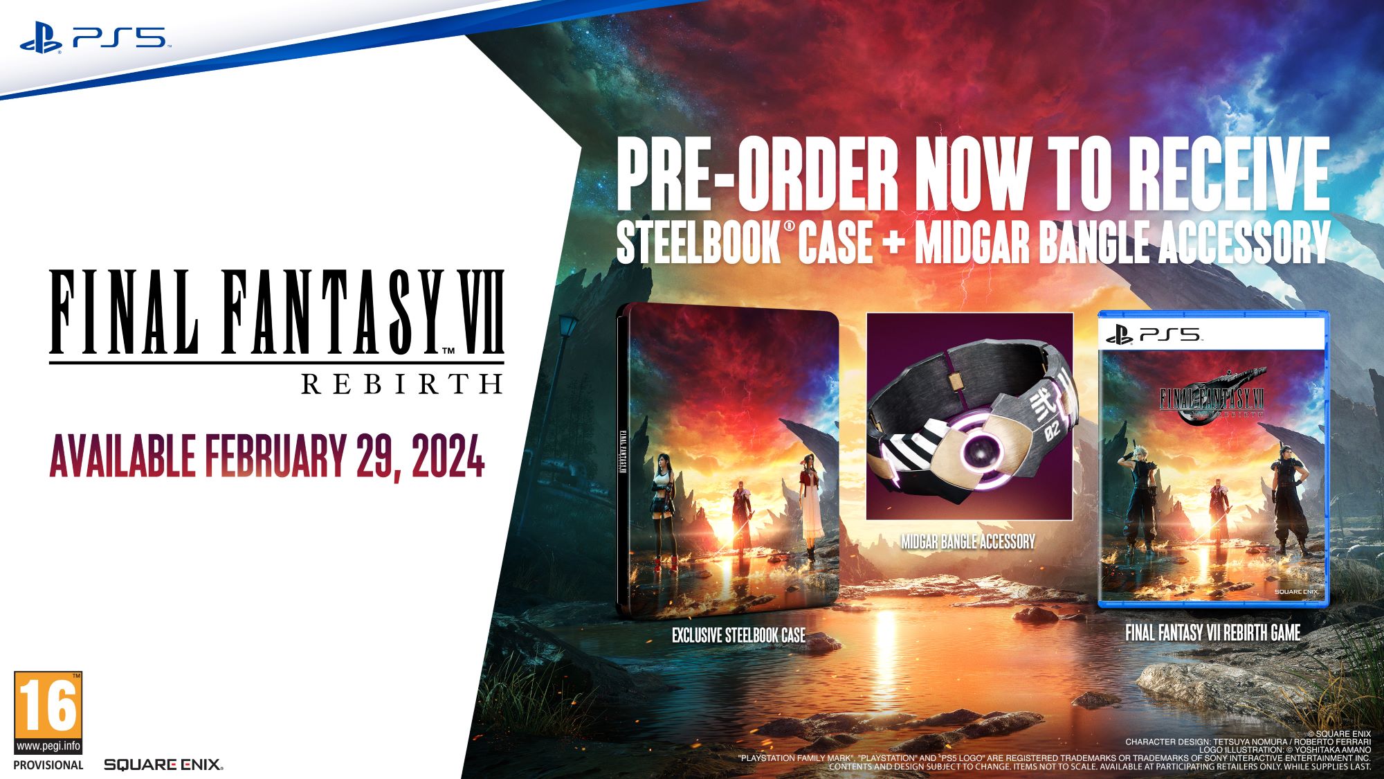 Final Fantasy VII Rebirth with steelbook (PS5)